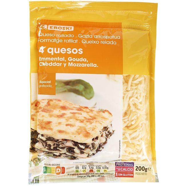 Queso Rallado Quesos Eroski Bolsa G