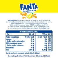 FANTA zero limoi freskagarria, lata 33 cl