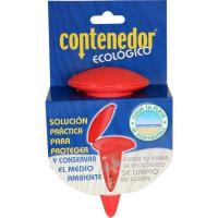 Contenedor ecológico, mini cenicero portátil especial playa, 1 ud