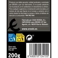 Turrón Sacher EROSKI SELEQTIA, caja 200 g