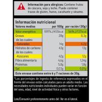 Turrón de trufa-naranja EROSKI SELEQTIA, caja 200 g