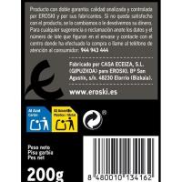 Turrón de trufa-naranja EROSKI SELEQTIA, caja 200 g