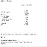 GRANJA SAN FRANCISCO eztia, dosifikagailua 500 g