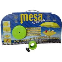 Mesa portátil adaptable a la sombrilla Ø33 mm, 1 ud