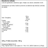 Zanahoria rallada LEYENDA, frasco 180 g Zanahoria rallada LEYENDA, frasco 180 g