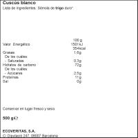 VERITAS kuskus zuria, poltsa 500 g