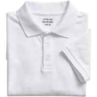 Polo blanco manga corta, 100% algodón, talla 2-3 años VISTO BUENO, pack 2 uds Polo blanco manga corta, 100% algodón, talla 2-3 años VISTO BUENO, pack 2 uds