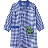 Bata colegial bordada, cuadros grandes, azulón VISTO BUENO, talla 3-4 años Bata colegial bordada, cuadros grandes, azulón VISTO BUENO, talla 3-4 años