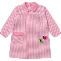 Bata colegial bordada, cuadros grandes, rosa VISTO BUENO, talla 6-7 años Bata colegial bordada, cuadros grandes, rosa VISTO BUENO, talla 6-7 años