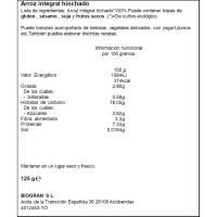 Arroz integral hinchado bio ECOCESTA, bolsa 125 g