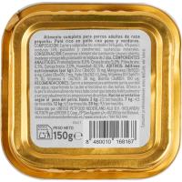 Paté de pollo para perros de razas pequeñas EROSKI, lata 150 g