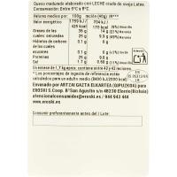 Queso Idiazabal natural EROSKI SELEQTIA, al corte, compra mínima 250 g