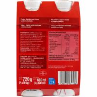 EROSKI marrubi zaporeko jogurt likidoa, sorta 4x180 g