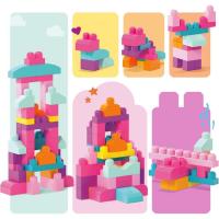 MEGA BLOKS 60 piezako poltsa 60 arrosa, gom. adina: 1-5 urte