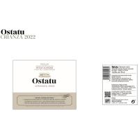 OSTATU ardo beltz ondua Errioxa JDK, botila 75 cl