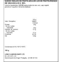 Queso azul Stilton DOP CLAWSON, tarro 100 g Queso azul Stilton DOP CLAWSON, tarro 100 g