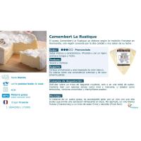 Queso Camenbert Rustique RCO, cuña aprox. 187 g