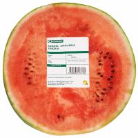 Sandía rayada partida, pieza al peso aprox. 2.5 kg
