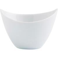 Tapa Banderilla en porcelana blanca QUID, 9x6 cm Tapa Banderilla en porcelana blanca QUID, 9x6 cm