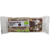 Barrita ecológica cereales&fruta&choco DELICATALIA, 1 ud., 50 g Barrita ecológica cereales&fruta&choco DELICATALIA, 1 ud., 50 g
