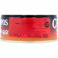 Atún claro en escabeche CAMPOS, lata 160 g