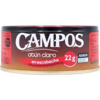 Atún claro en escabeche CAMPOS, lata 160 g