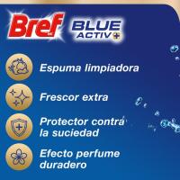 Limpiador wc poder activo azul floral BREF, pack 50 g