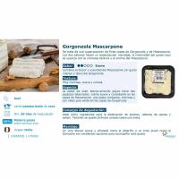 Queso Mascarpone Gorgonzola, cuña aprox. 179 g