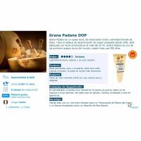 Queso Grana Padano RCO, cuña aprox. 163 g