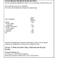 Lomos de bonito en aceite de oliva OLASAGASTI, frasco 315 g