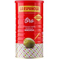 Aceitunas rellenas de anchoa ESPAÑOLA, lata 600 g Aceitunas rellenas de anchoa ESPAÑOLA, lata 600 g