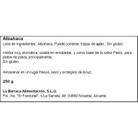 Albahaca LA BARRACA, bote 250 g