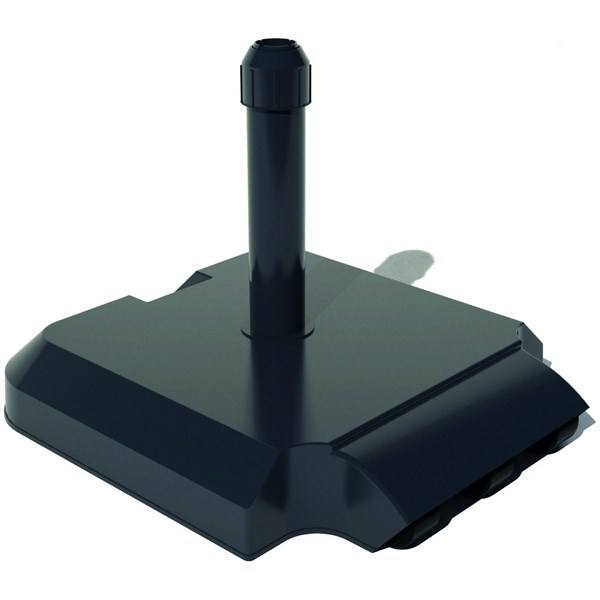 Base de parasol de hormigón con ruedas, tubo 18-55 mm, Alju 36 kg, 54x47 cm Base de parasol de hormigón con ruedas, tubo 18-55 mm, Alju 36 kg, 54x47 cm