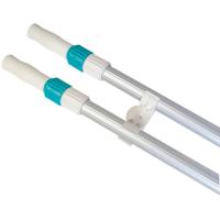 Colgador métalico para material de limpieza de piscina GRE, 12x105x60 cm