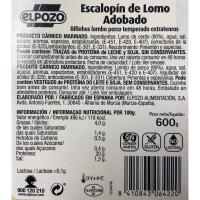Escalopín de lomo extratierno adobado ELPOZO, bandeja 600 g