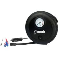 Compresor inflador 12 V, 10 Bar, 3 válvulas, 3 m cable mechero y 40 cm de manguera CASALS Compresor inflador 12 V, 10 Bar, 3 válvulas, 3 m cable mechero y 40 cm de manguera CASALS