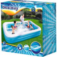 Piscina inflable familiar Deluxe 305x183x56cm edad rec:+6 años BESTWAY, 1 ud