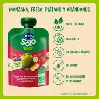 Solo fruta 100% eco de manzana-fresa-plátano HERO, doypack 100 g