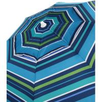 Sombrilla de aluminio 16 varillas, pincho, polyester Ø2m con protección UPF50, 1 ud