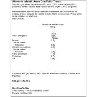 Tarrito de arroz con pollo HERO, pack 4x235 g