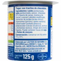 Yogur griego straciattella EROSKI, pack 6x125 g