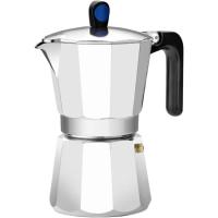 Cafetera Italiana de aluminio forjado, para todo tipo de cocinas, Ø12 cm, Induction-Express MONIX, 12 tazas Cafetera Italiana de aluminio forjado, para todo tipo de cocinas, Ø12 cm, Induction-Express MONIX, 12 tazas
