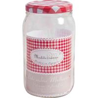 SOLER erabilera anitzeko beirazko potoa taparekin, 2000 ml