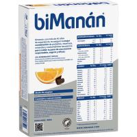 Barrita de chocolate-naranja BIMANAN, caja 8 uds.