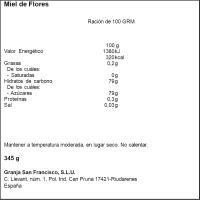 Miel milflores nacional GRANJA SAN FRANCISCO, dosificador 345 g