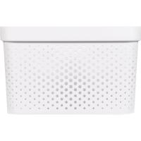 Cesta de plástico reciclado 17 litros Infinity CURVER, 27x22x36 cm