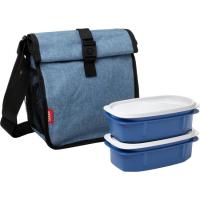 Bolsa portalimentos con dos hermeticos de 500 ml Roll&Go TATAY