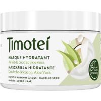 Mascarilla de coco&aloe vera TIMOTEI, tarro 300 ml