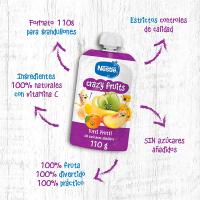 NESTLÉ CRAZY FRUITS tutti frutti poltsatxoa, doypack 110 g