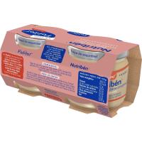 Potito menestra de verduras con pavo NUTRIBEN, pack 2x120 g